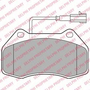 Тормозные колодки DELPHI LP2136