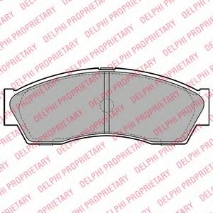 Тормозные колодки DELPHI LP2159