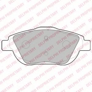 Тормозные колодки DELPHI LP2164