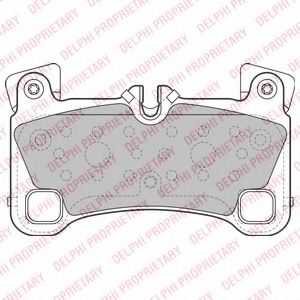 Тормозные колодки DELPHI LP2118