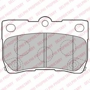 Тормозные колодки DELPHI LP2130