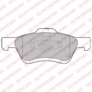 Тормозные колодки DELPHI LP2161