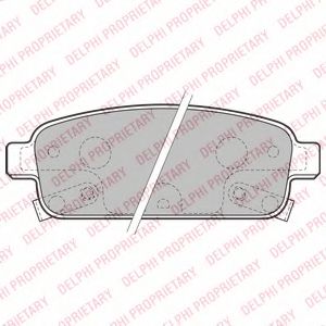 Тормозные колодки DELPHI LP2167