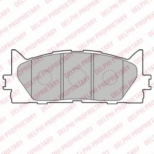 Тормозные колодки DELPHI LP2169