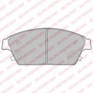 Тормозные колодки DELPHI LP2170