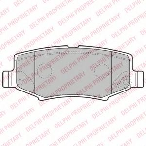 Тормозные колодки DELPHI LP2172