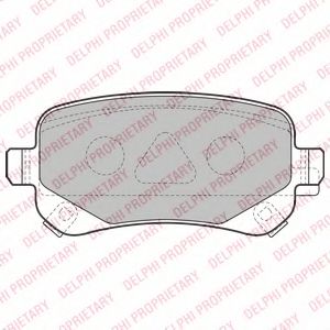 Тормозные колодки DELPHI LP2174