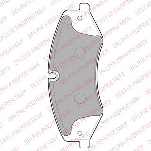 Тормозные колодки DELPHI LP2176