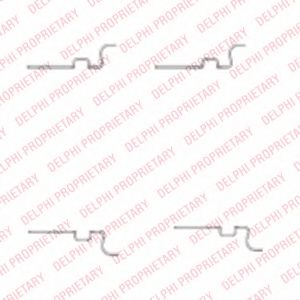 Скобы тормозных колодок DELPHI LX0435