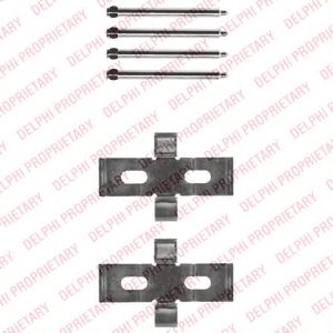 Скобы тормозных колодок DELPHI LX0441
