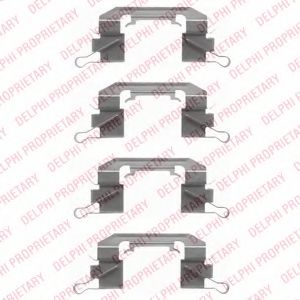 Скобы тормозных колодок DELPHI LX0442