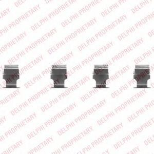 Скобы тормозных колодок DELPHI LX0468