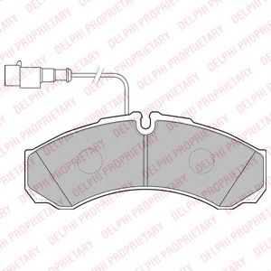 Тормозные колодки DELPHI LP2185