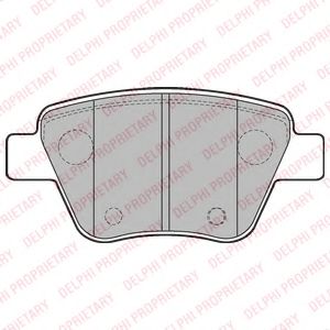 Тормозные колодки DELPHI LP2178