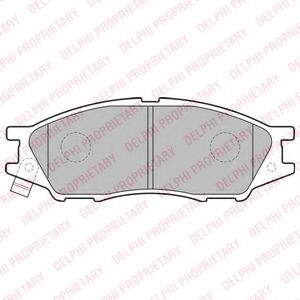 Тормозные колодки DELPHI LP2184