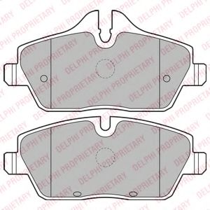 Тормозные колодки DELPHI LP2186
