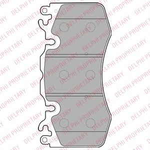 Тормозные колодки DELPHI LP2187