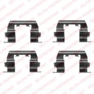 Скобы тормозных колодок DELPHI LX0411