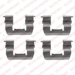 Скобы тормозных колодок DELPHI LX0412