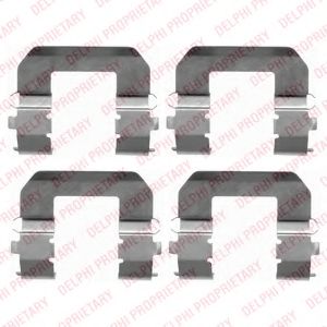 Скобы тормозных колодок DELPHI LX0413