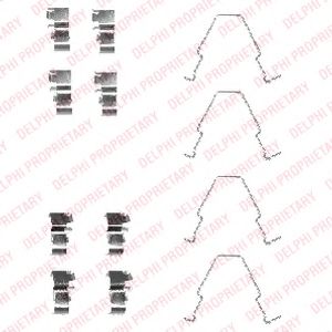 Скобы тормозных колодок DELPHI LX0414