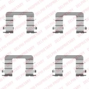 Скобы тормозных колодок DELPHI LX0416