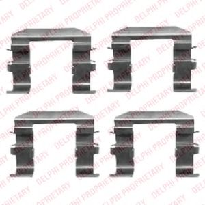 Скобы тормозных колодок DELPHI LX0417