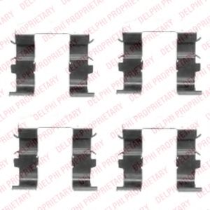 Скобы тормозных колодок DELPHI LX0418