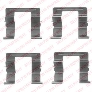 Скобы тормозных колодок DELPHI LX0420