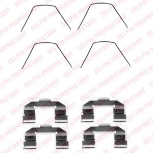 Скобы тормозных колодок DELPHI LX0421