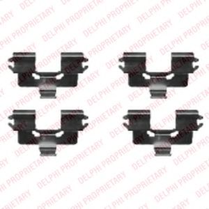 Скобы тормозных колодок DELPHI LX0422