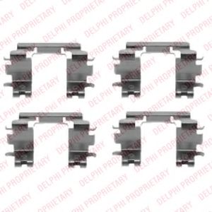 Скобы тормозных колодок DELPHI LX0433