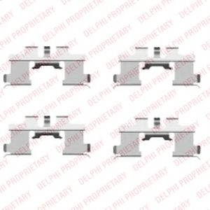 Скобы тормозных колодок DELPHI LX0444