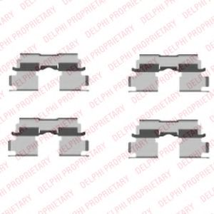 Скобы тормозных колодок DELPHI LX0451