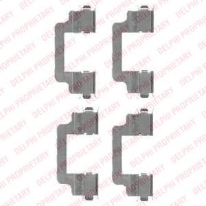 Скобы тормозных колодок DELPHI LX0454