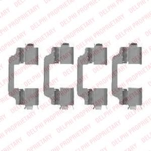 Скобы тормозных колодок DELPHI LX0458