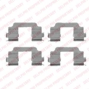 Скобы тормозных колодок DELPHI LX0459