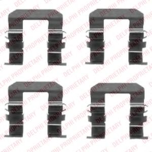 Скобы тормозных колодок DELPHI LX0460
