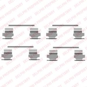 Скобы тормозных колодок DELPHI LX0462