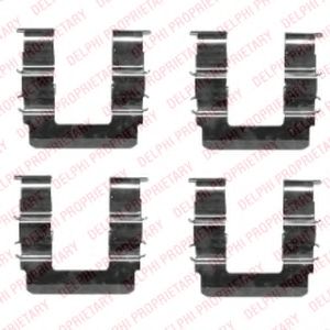 Скобы тормозных колодок DELPHI LX0463