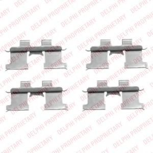 Скобы тормозных колодок DELPHI LX0467