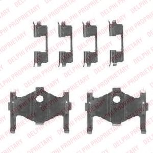 Скобы тормозных колодок DELPHI LX0471
