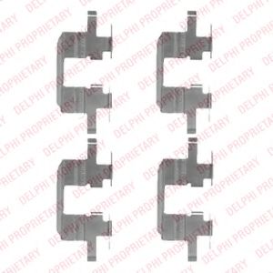 Скобы тормозных колодок DELPHI LX0472