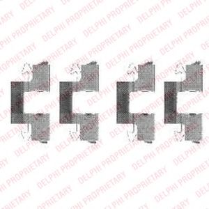 Скобы тормозных колодок DELPHI LX0474
