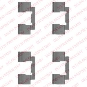 Скобы тормозных колодок DELPHI LX0481