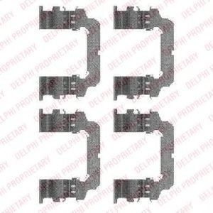 Скобы тормозных колодок DELPHI LX0484