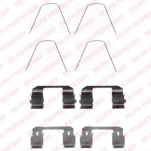 Скобы тормозных колодок DELPHI LX0488