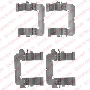Скобы тормозных колодок DELPHI LX0498