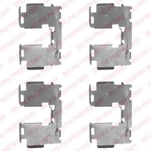 Скобы тормозных колодок DELPHI LX0500