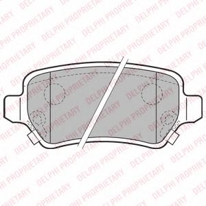 Тормозные колодки DELPHI LP2188